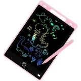 Tablette d&rsquo;&eacute;criture LCD r&eacute;utilisable avec &eacute;cran de dessin en PVC pour enfants - Rose