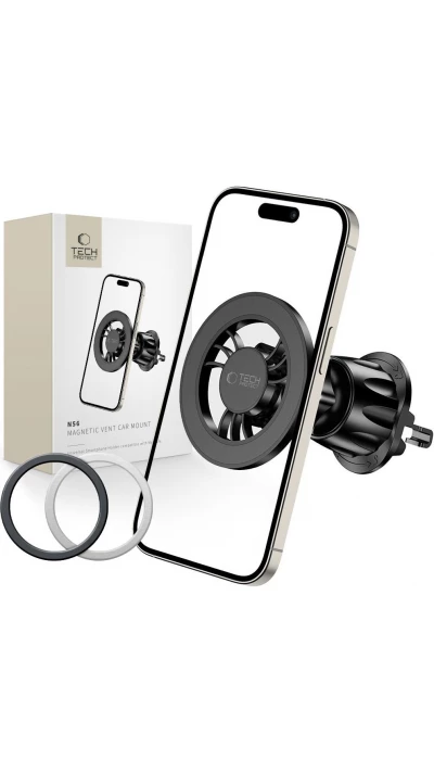 Tech-Protect N56 support de t&eacute;l&eacute;phone magn&eacute;tique pour voiture compatible avec MagSafe - Noir