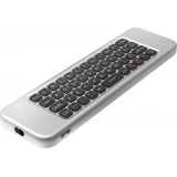 T&eacute;l&eacute;commande W3 Air Mouse Bluetooth 2.4G ultra-fine avec gyroscope et mini clavier pour Android TV Box/PC/Mac/Linux - Noir