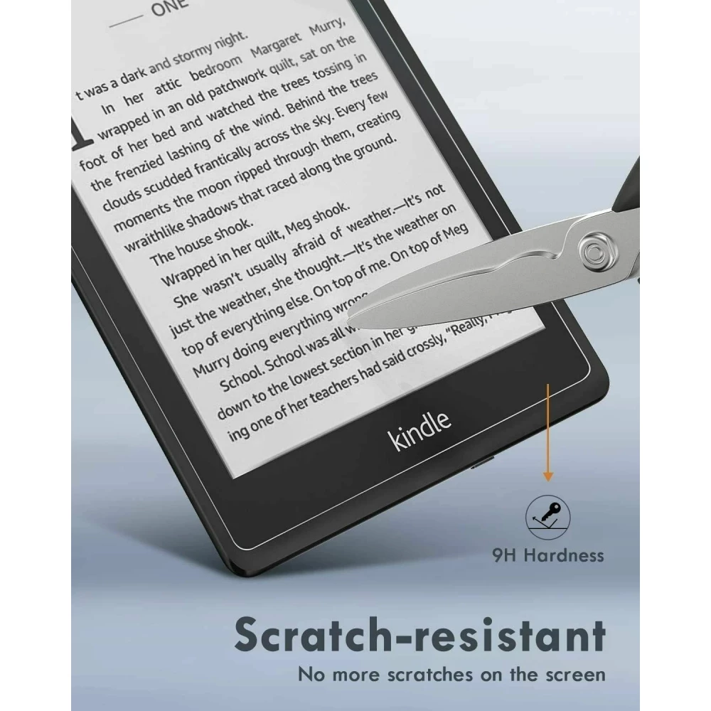 Tempered Glass Kindle 2022 (11e génération) - Vitre de protection d'écran en verre trempé