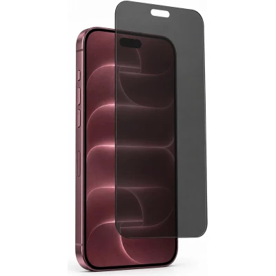 Tempered Glass Privacy iPhone 18 Pro - Vitre de protection d'écran anti-espion en verre trempé