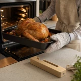 Thermom&egrave;tre &agrave; viande sans fil Bluetooth pour barbecue avec application iOS et Android -  Argent