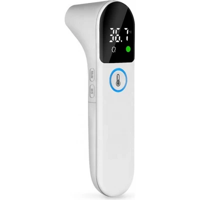 Thermomètre médical bébé frontal et auriculaire infrarouge numérique sans contact - Blanc