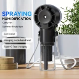 USB Wiederaufladbarer Tragbarer Sprühventilator Mini Hochgeschwindigkeits Handventilator
