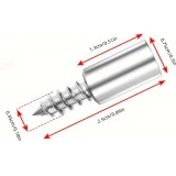 Holzschrauben Regaltr&auml;ger 2 in 1 (30 St&uuml;ck) - Silber