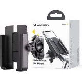 Wozinsky WBHBK3 360&deg; support t&eacute;l&eacute;phone m&eacute;tal pour v&eacute;lo et trottinette - Noir
