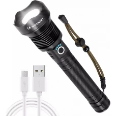 Wozinsky WLT-20W lampe de poche tactique 20W 2000 lm diodes CREE IP65 faisceau ajustable - Noir