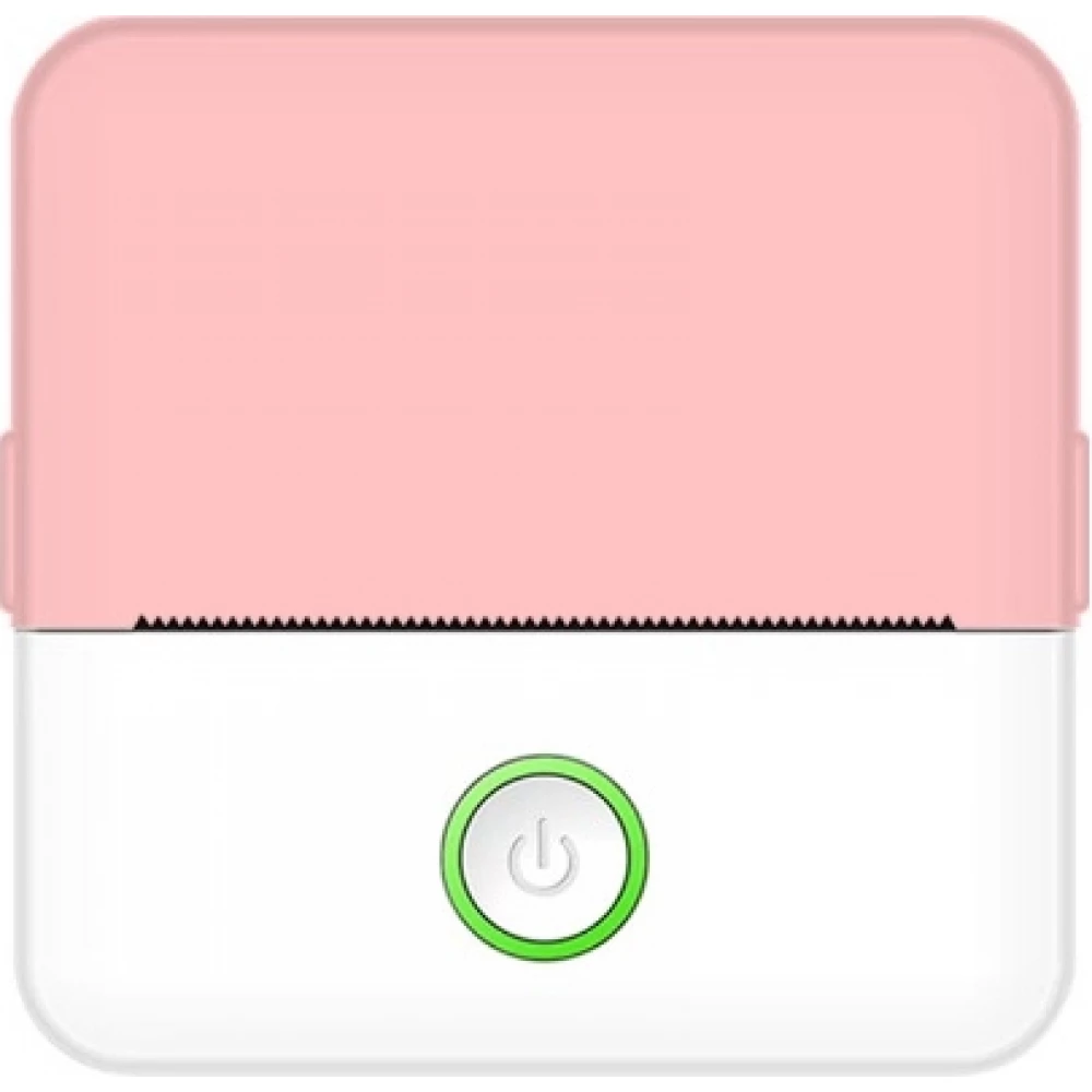 X6 Mini imprimante portable thermique Bluetooth sans encre avec papier et autocollants - Rose