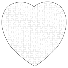 Custom Herz Puzzle