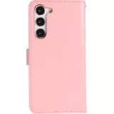 Fourre Samsung Galaxy S25 FE Edge - Premium Flip cuir lisse porte-cartes - Rose clair