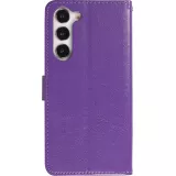 Hülle Samsung Galaxy S23 - Premium Flip Leder Tasche - Violett