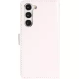 Fourre Samsung Galaxy S25 Edge Edge - Premium Flip cuir lisse porte-cartes - Blanc
