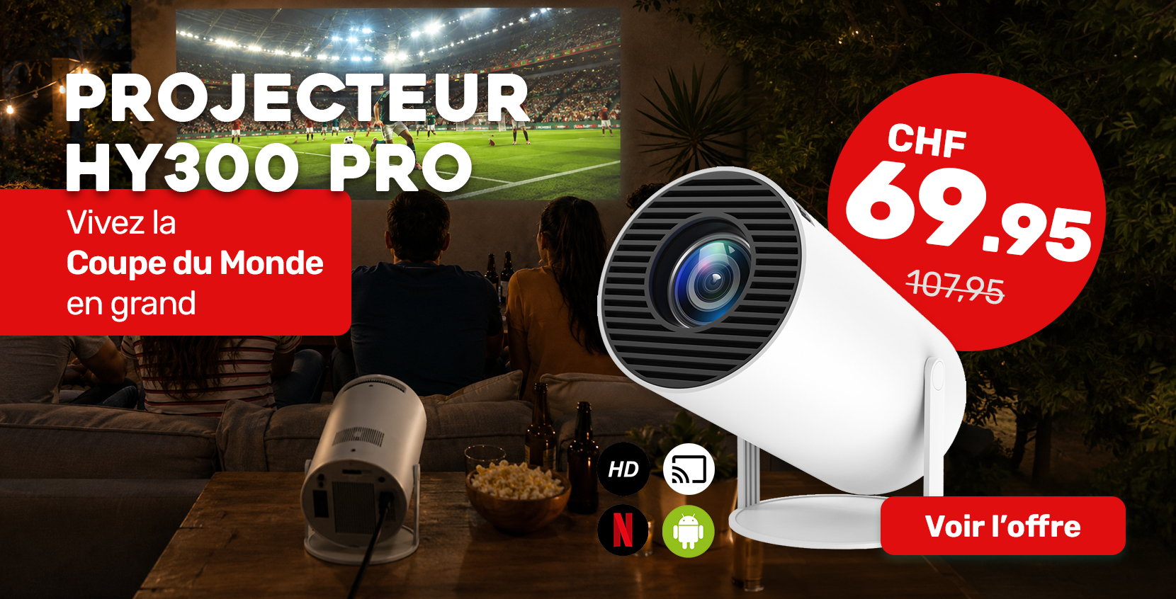 Projecteur Coupe du Monde