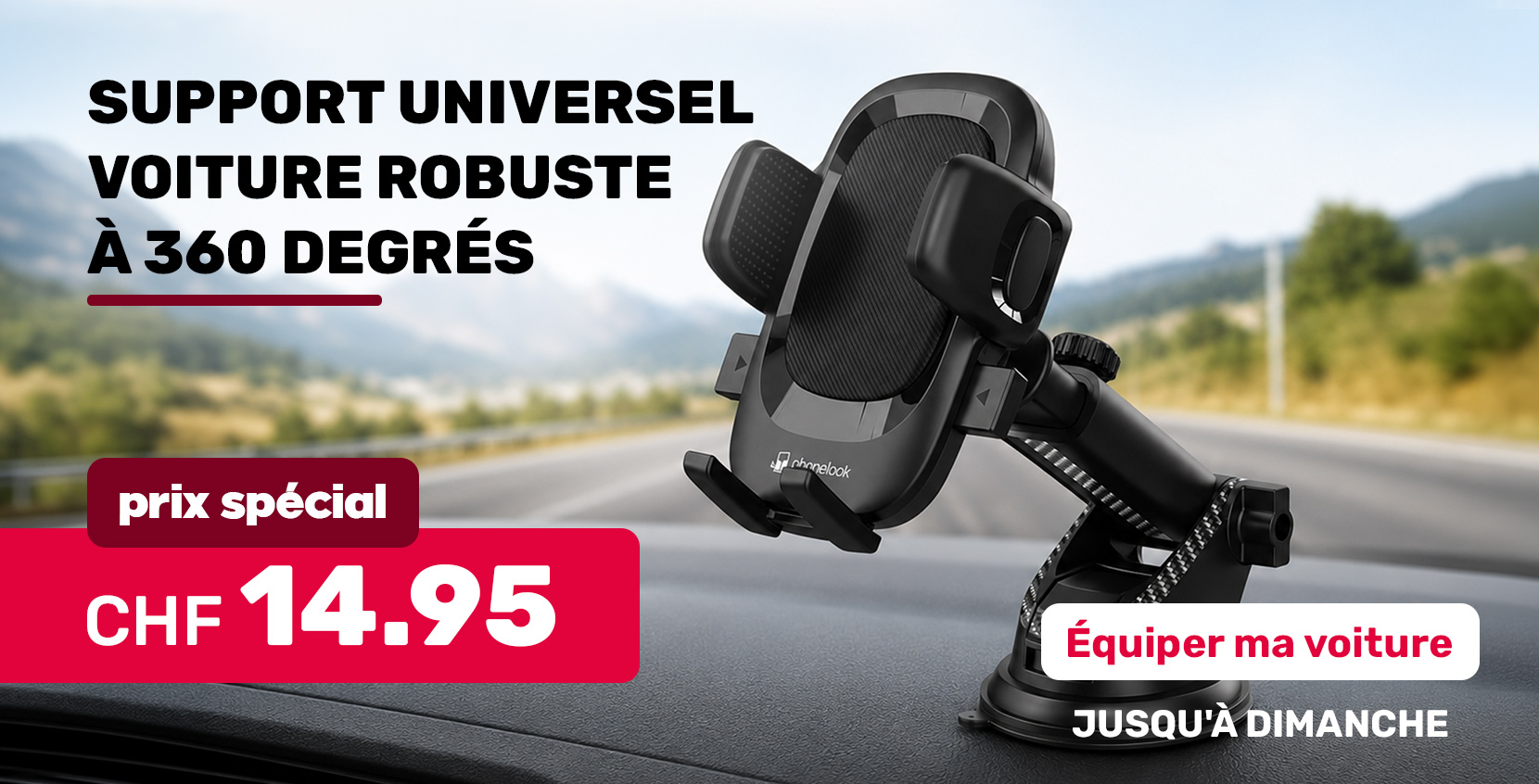 Support voiture 360