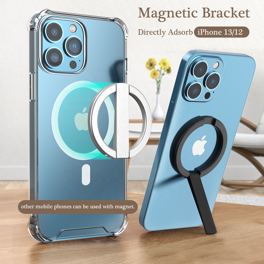 Universal Stütz-Ring Aluminium magnetisch inkl. MagSafe Support - Silber -  Kaufen auf PhoneLook