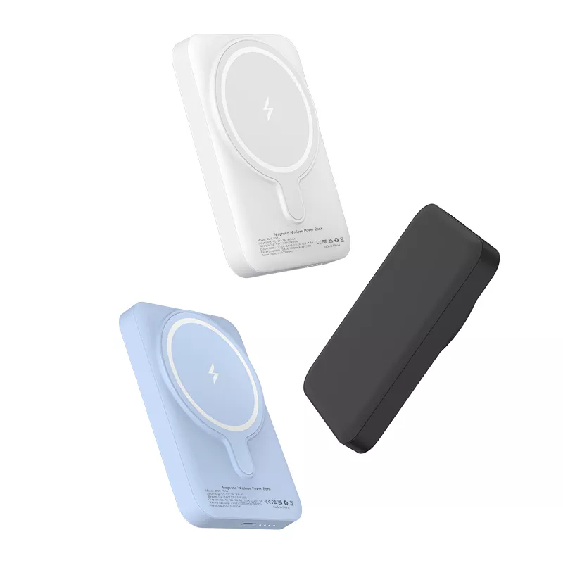 Batterie externe portable sans fil 2 en 1 MagSafe et support