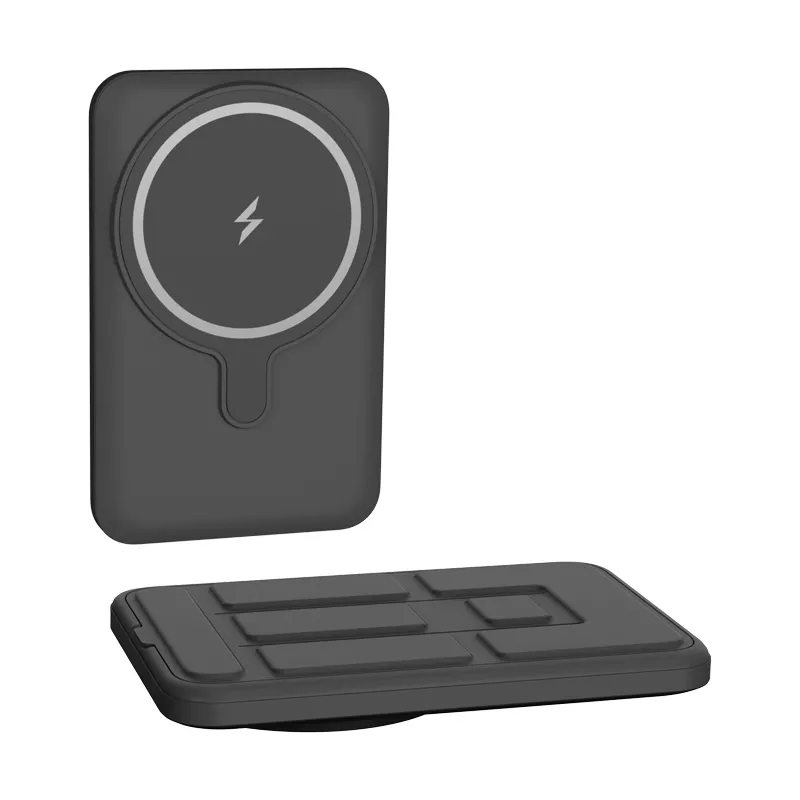 Batterie externe portable sans fil 2 en 1 MagSafe et support