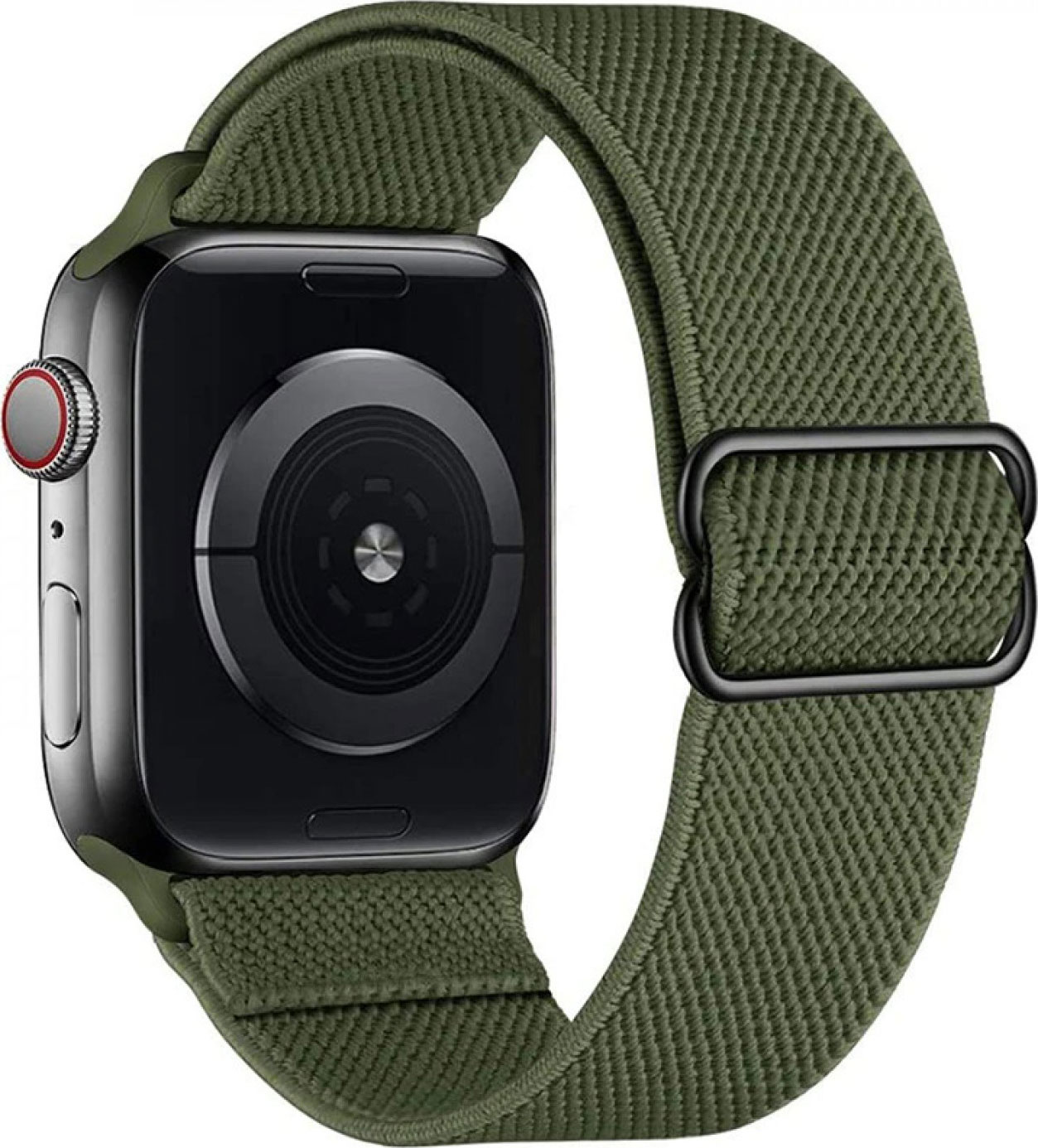 Bracelet nylon élastique sport, réglable, souple, lavable - Vert foncé - Apple  Watch 38mm / 40mm / 41mm - Acheter sur PhoneLook