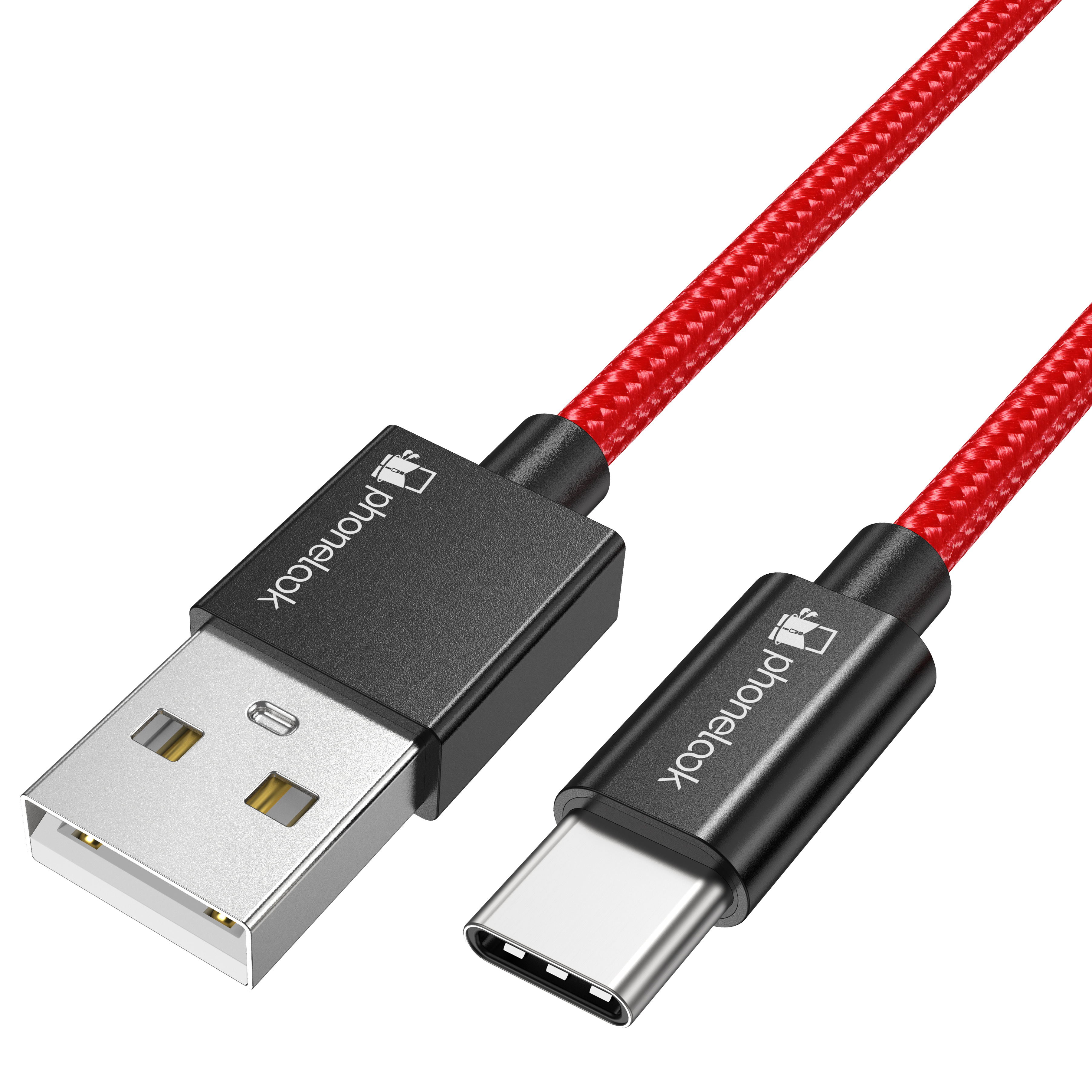 Ladekabel (50 cm) USB-C vers USB-A - Nylon PhoneLook - Kaufen auf PhoneLook