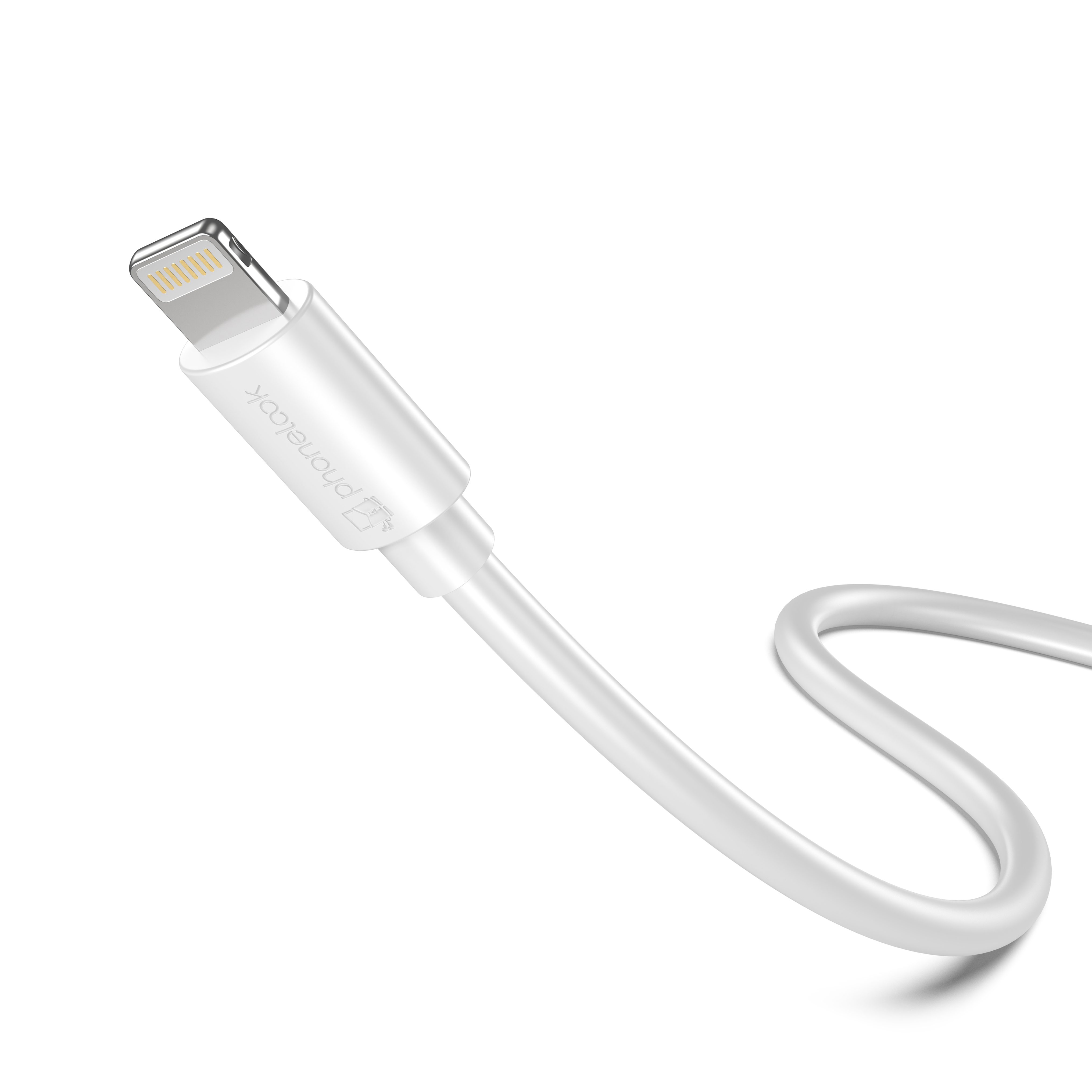 Câble Lightning iPhone USB (50 cm) - PhoneLook - Blanc - Acheter sur  PhoneLook