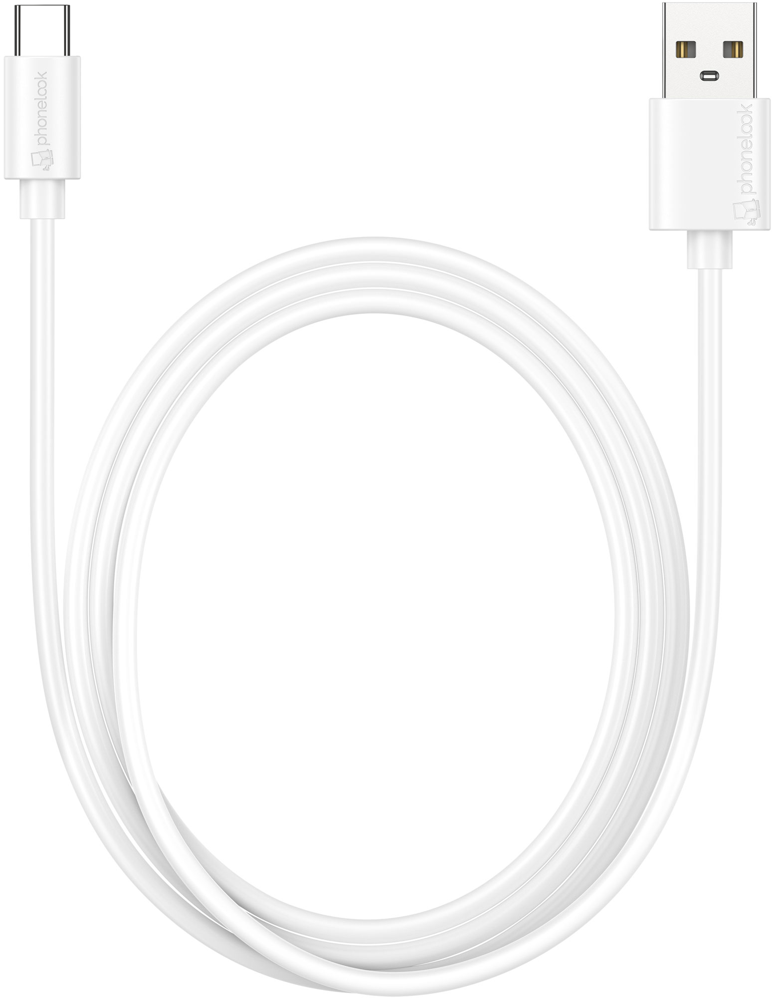 Câble chargeur USB-A vers USB-C (50 cm) - PhoneLook - Blanc - Acheter sur  PhoneLook