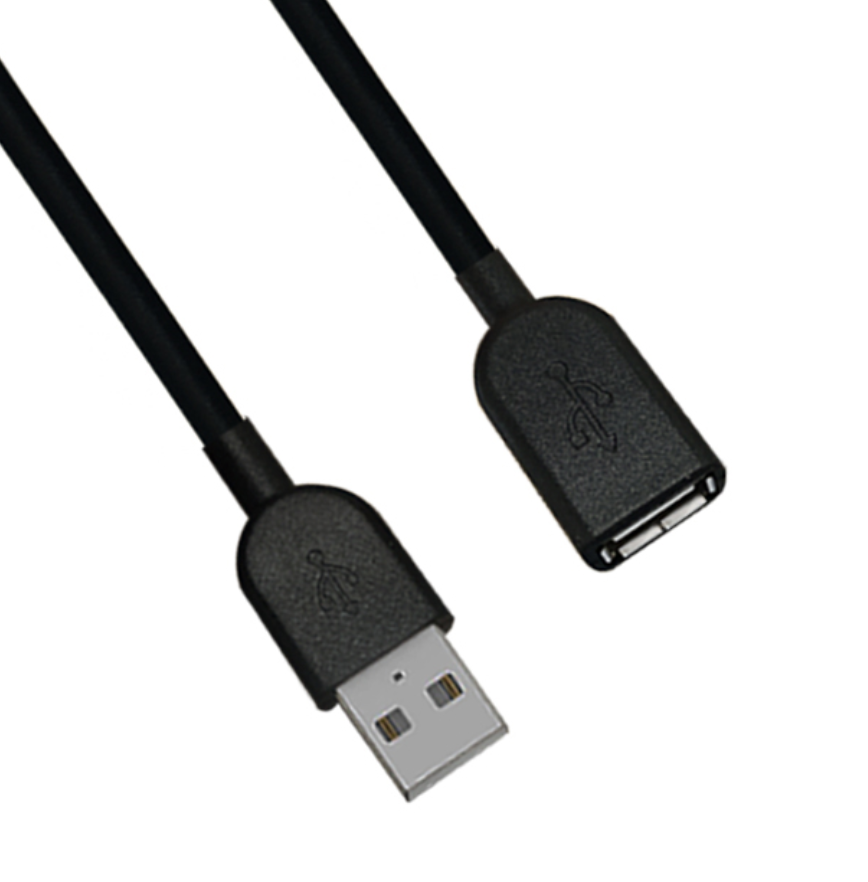 Câble d'extension (1 m) USB-A avec connecteur USB-A - Clé USB adaptateur -  Noir - Acheter sur PhoneLook