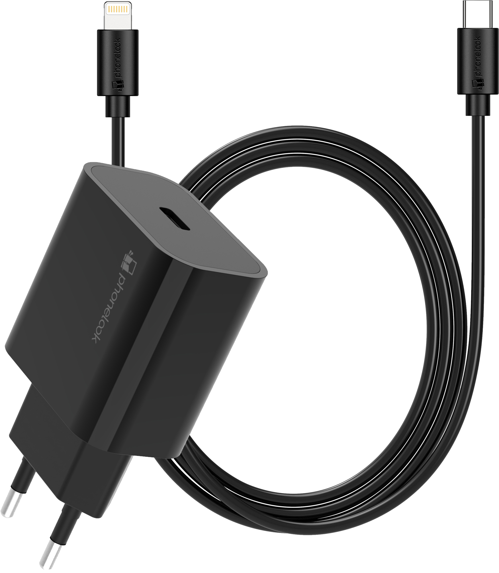 Câble chargeur (1 m) USB-C vers USB-A - PhoneLook - Noir - Acheter sur  PhoneLook