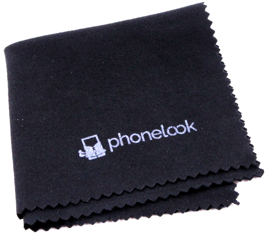 Chiffon de nettoyage en microfibre pour lunettes / smartphones / objectifs  d'appareils photo - PhoneLook - Noir - Acheter sur PhoneLook