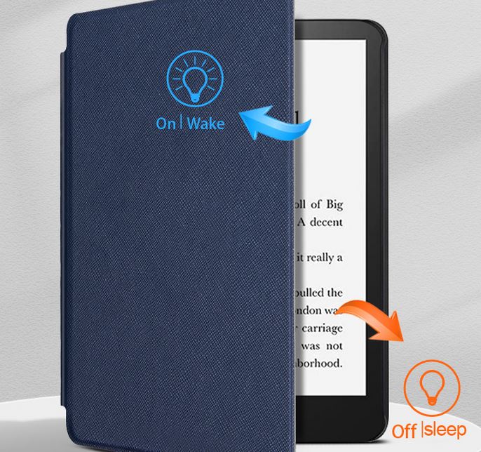 Coque Kindle Paperwhite 1 / 2 / 3 - Cuir synthétique hard-shell ultra fin  et léger - Orange - Acheter sur PhoneLook
