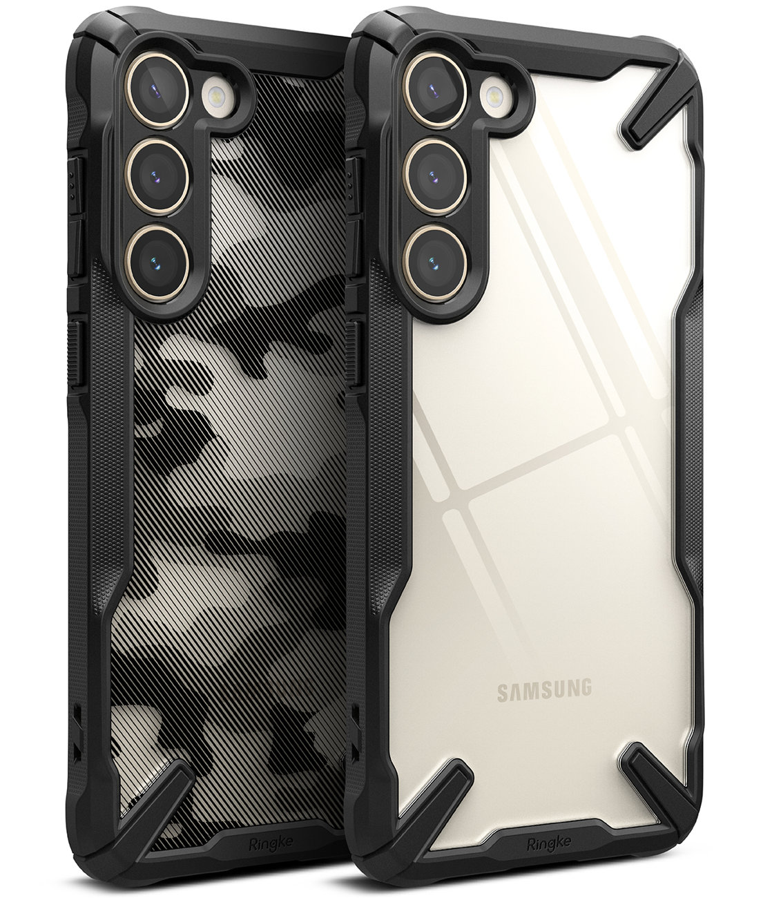Samsung Galaxy S23+ Case Hülle Ringke Fusion X MilitärCamouflage