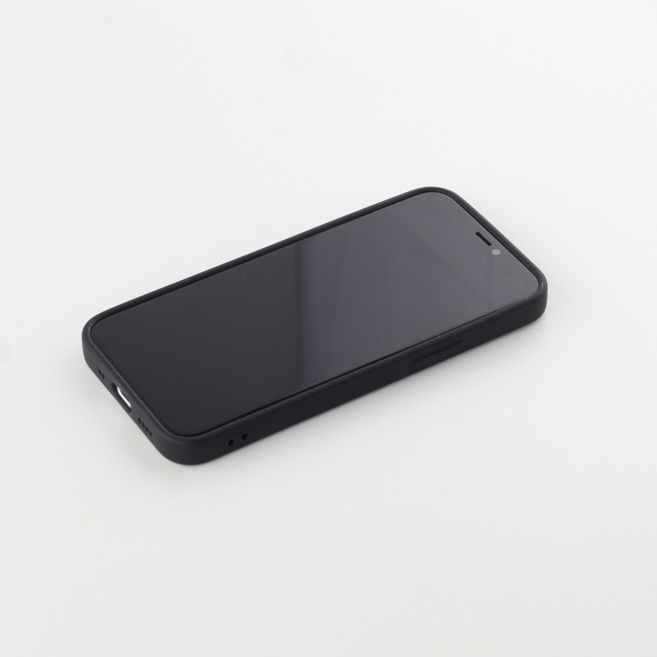 Coque Noire + Verre Trempé Pour IPhone 12 Pro Max (6,7') - Pack De Protection Little Boutik - Neuf