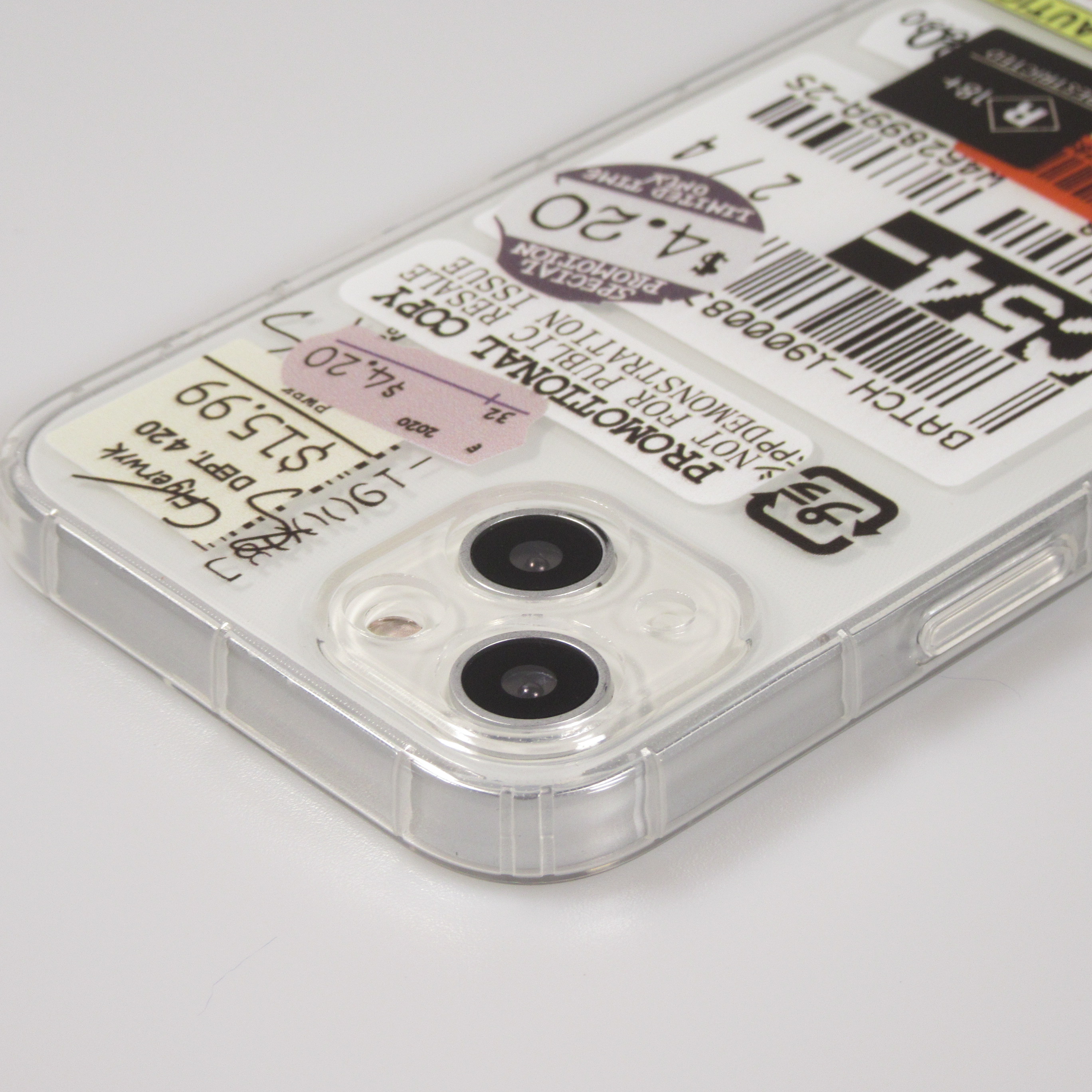 Coque iPhone 11 - Autocollant Vintage Sticker étiquette de prix collage -  Transparent - Acheter sur PhoneLook