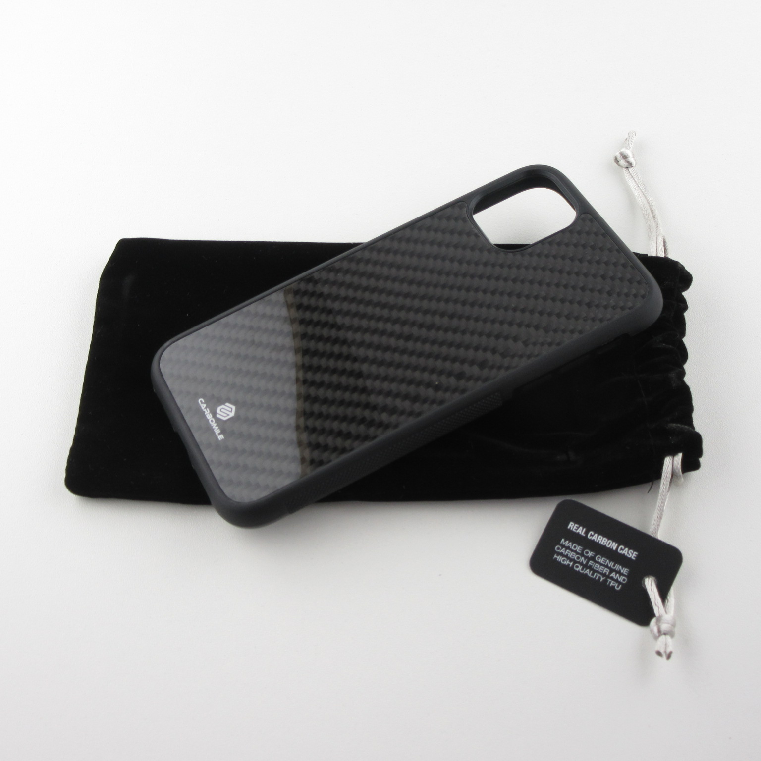 iPhone 14 Pro Max Case Hülle - Carbomile Carbon Fiber (Kompatibel mit