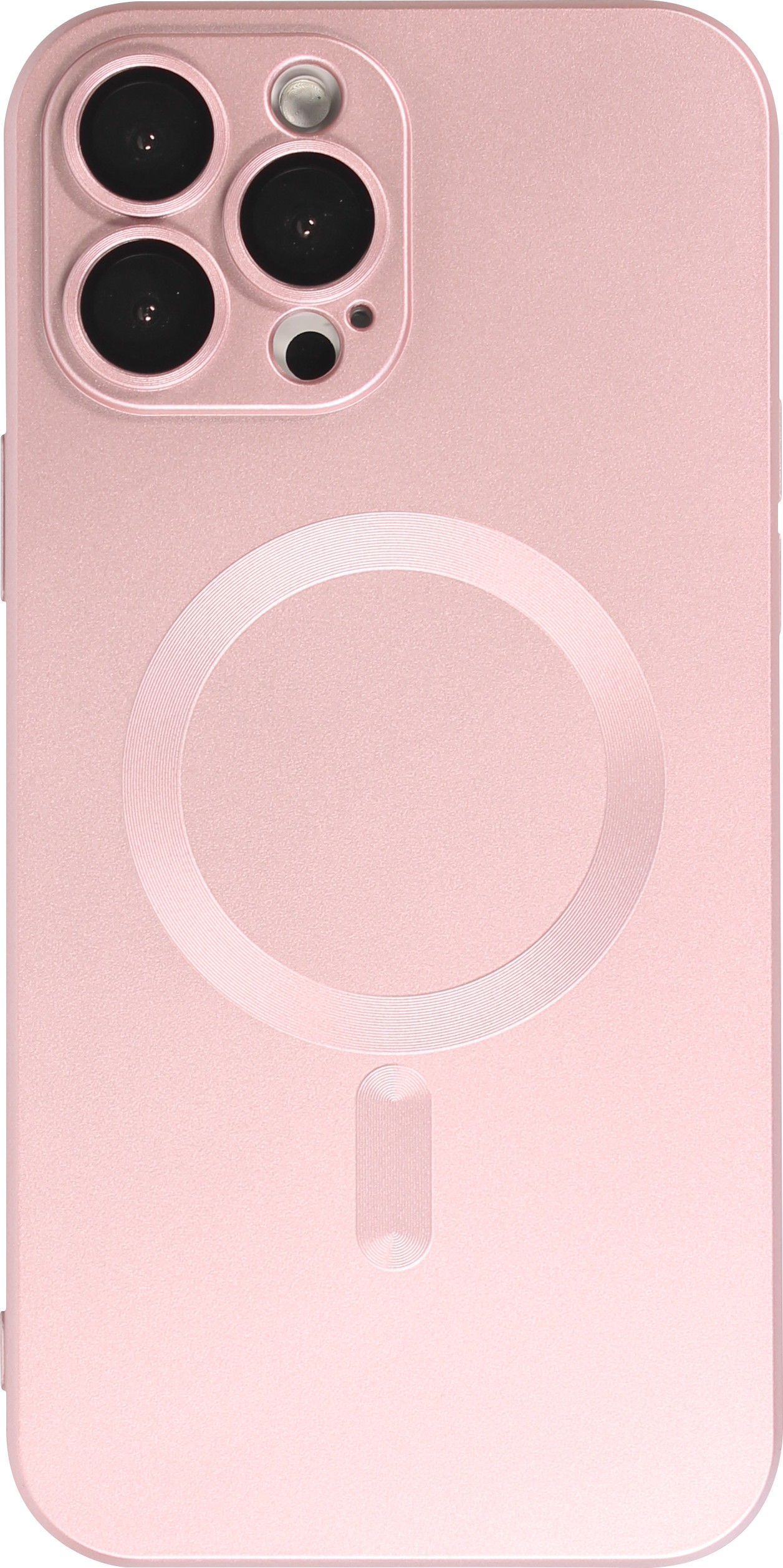 Coque iPhone 13 Pro Max Gel souple avec vitre de protection caméra MagSafe Rose Acheter