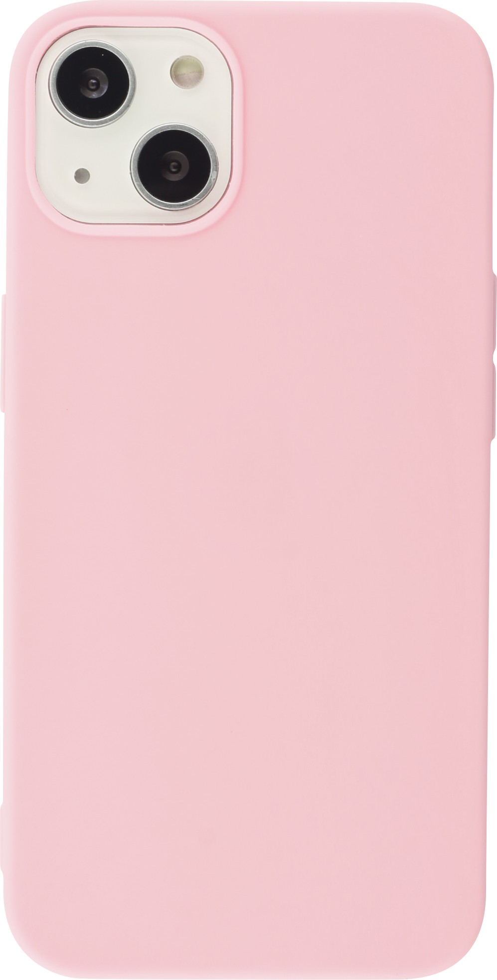 Coque Silicone Rose Pour IPhone 13 Avec Protection Objectif Appareil Photo - Neuf