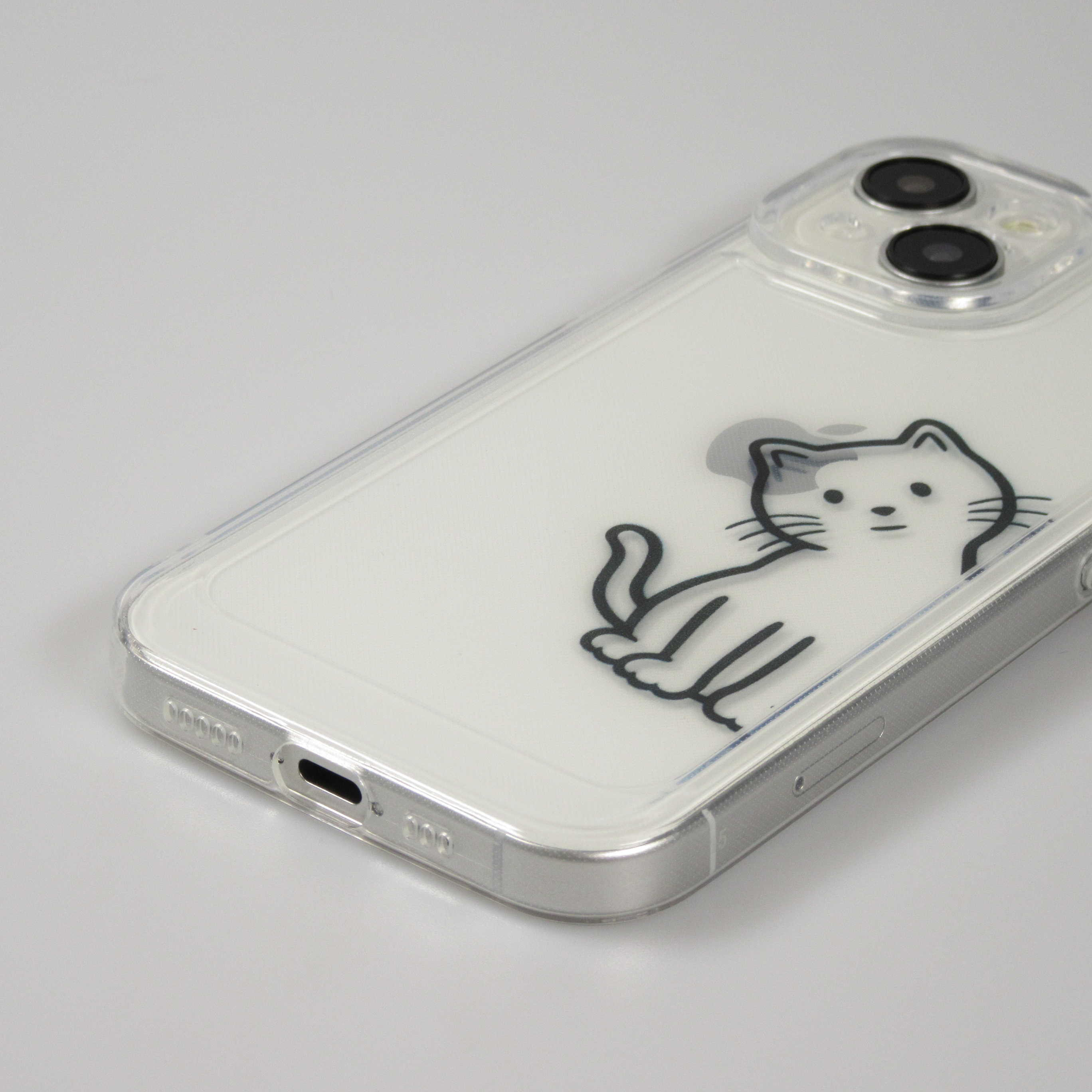 XINYEXIN Handyhülle Für Oppo A16 / A16s / A54s – Süßes Katzen-Cartoon-Design, Transparent & Stoßfest