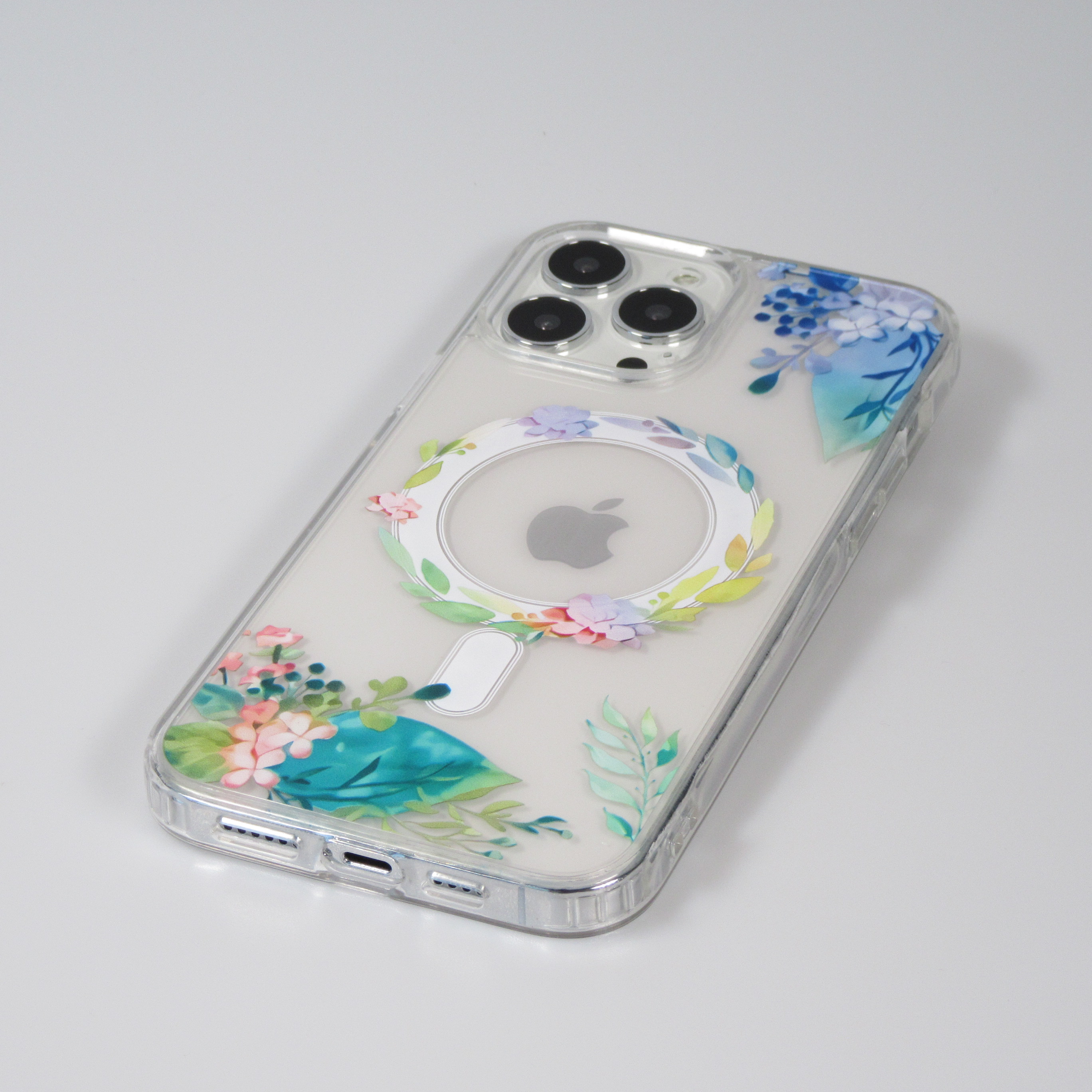 Coque IPhone Fleurs – Portefeuille Avec Kickstand – Pour IPhone 17/16/15/14/13/12/11 Pro Max Plus