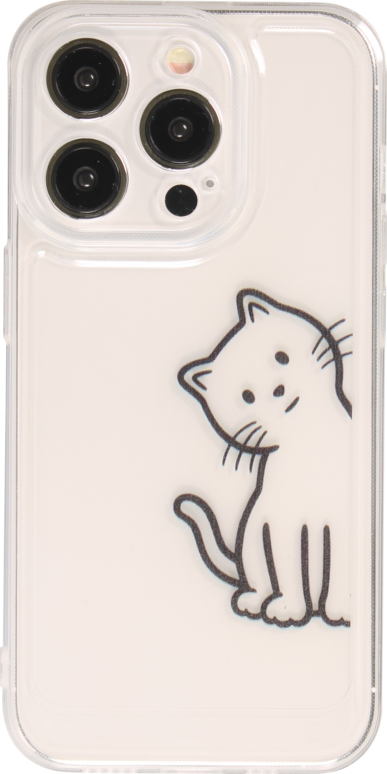 IPhone 14 Hülle – Niedliches Kirschen-Cartoon-Muster, Transparente TPU-Schutzhülle Mit Erhöhten Rändern