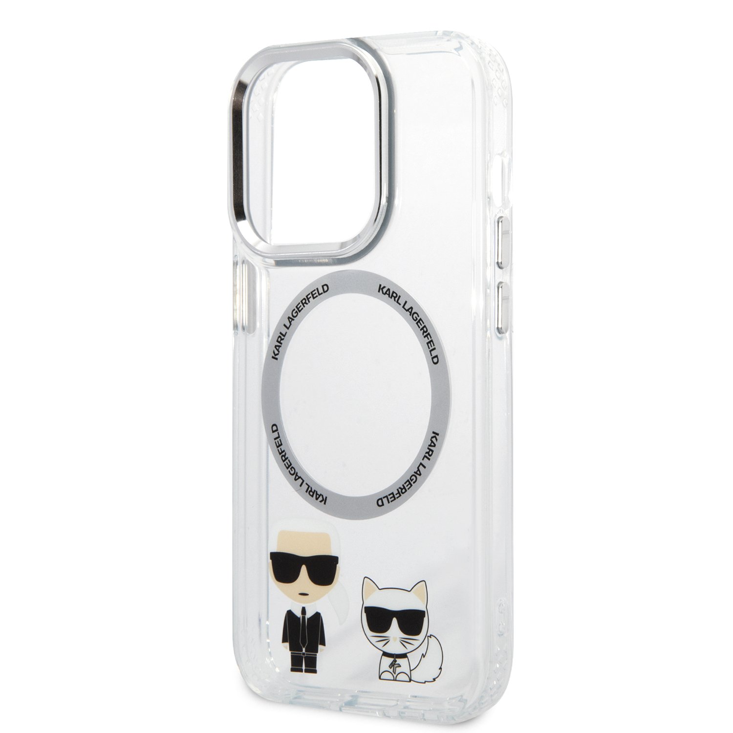 iPhone 14 Pro Max Case Hülle - Karl Lagerfeld und Choupette duo gel ...