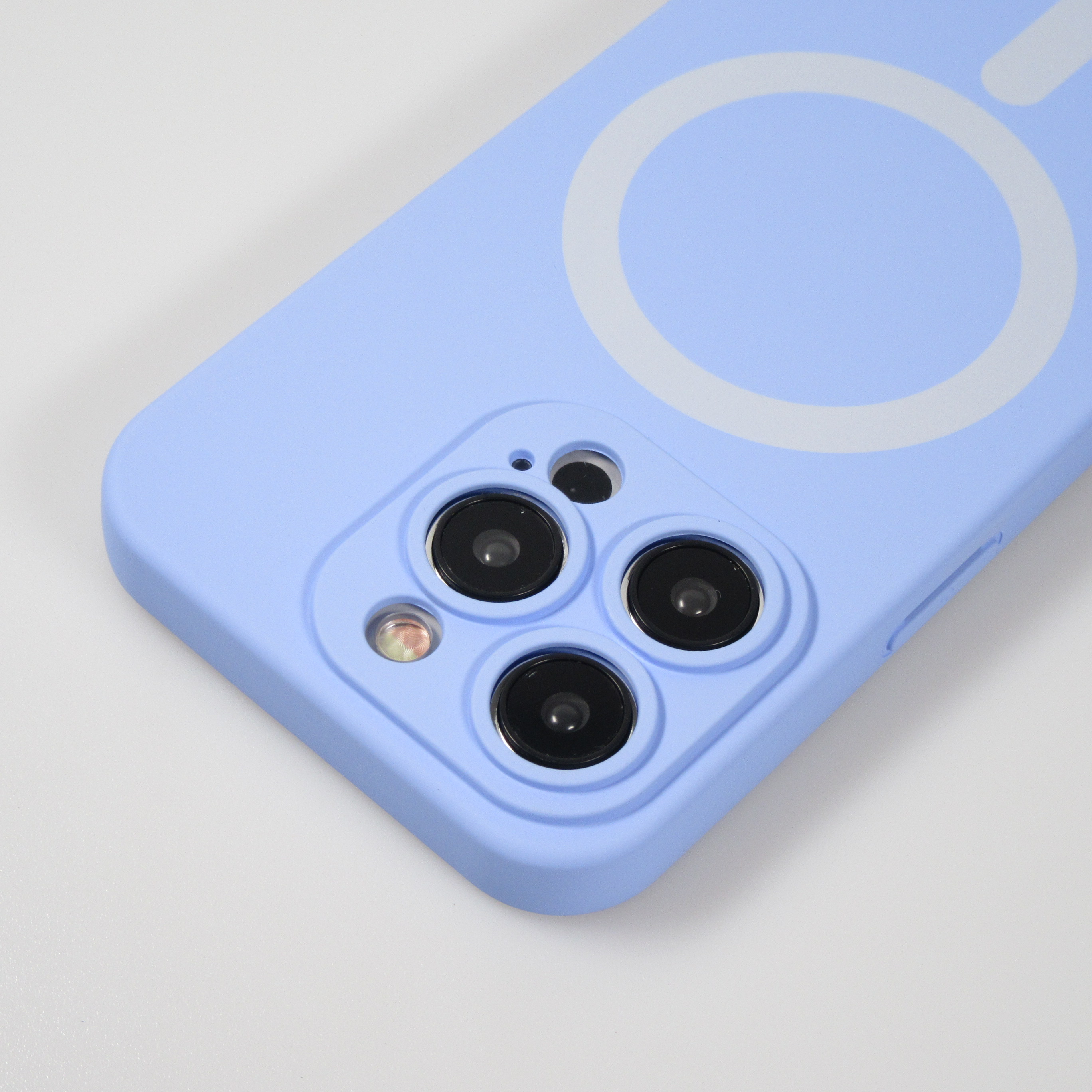 Apple Coque en silicone avec MagSafe pour iPhone 13 - Bleu clair
