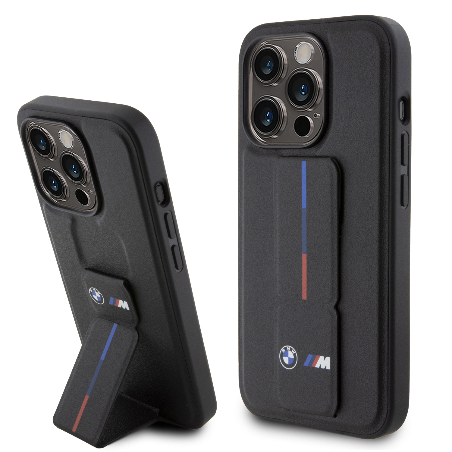Coque iPhone 15 Pro Max - BMW M similicuir avec support réglable ...