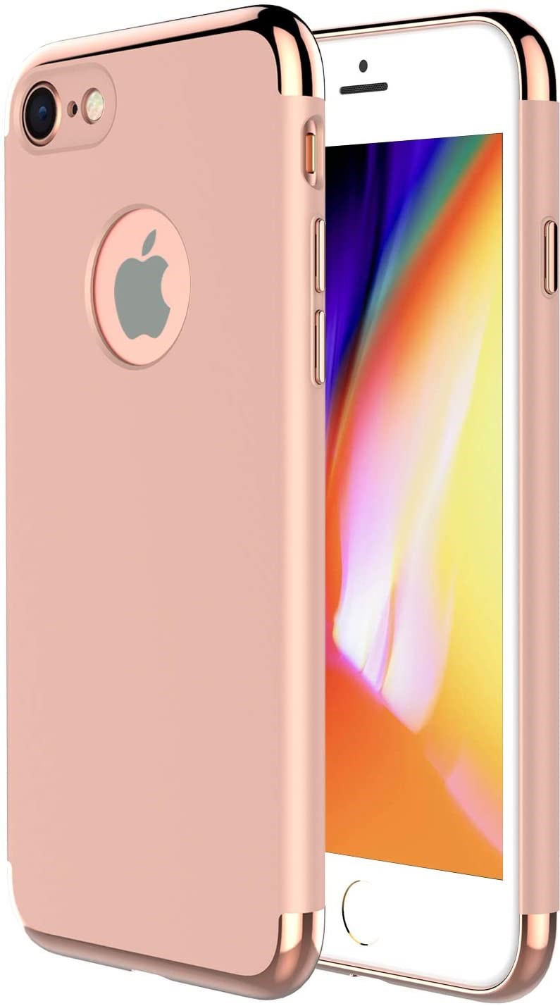 Coque iPhone 7 8 SE 2020 2022 Frame gold Rose Acheter sur PhoneLook