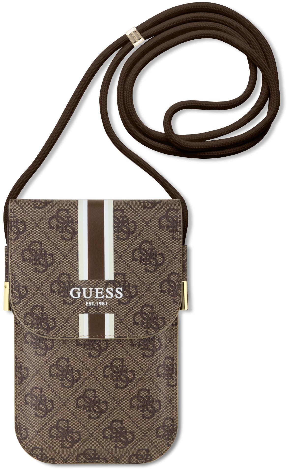 Guess pochette universelle de téléphone monogramme similicuir