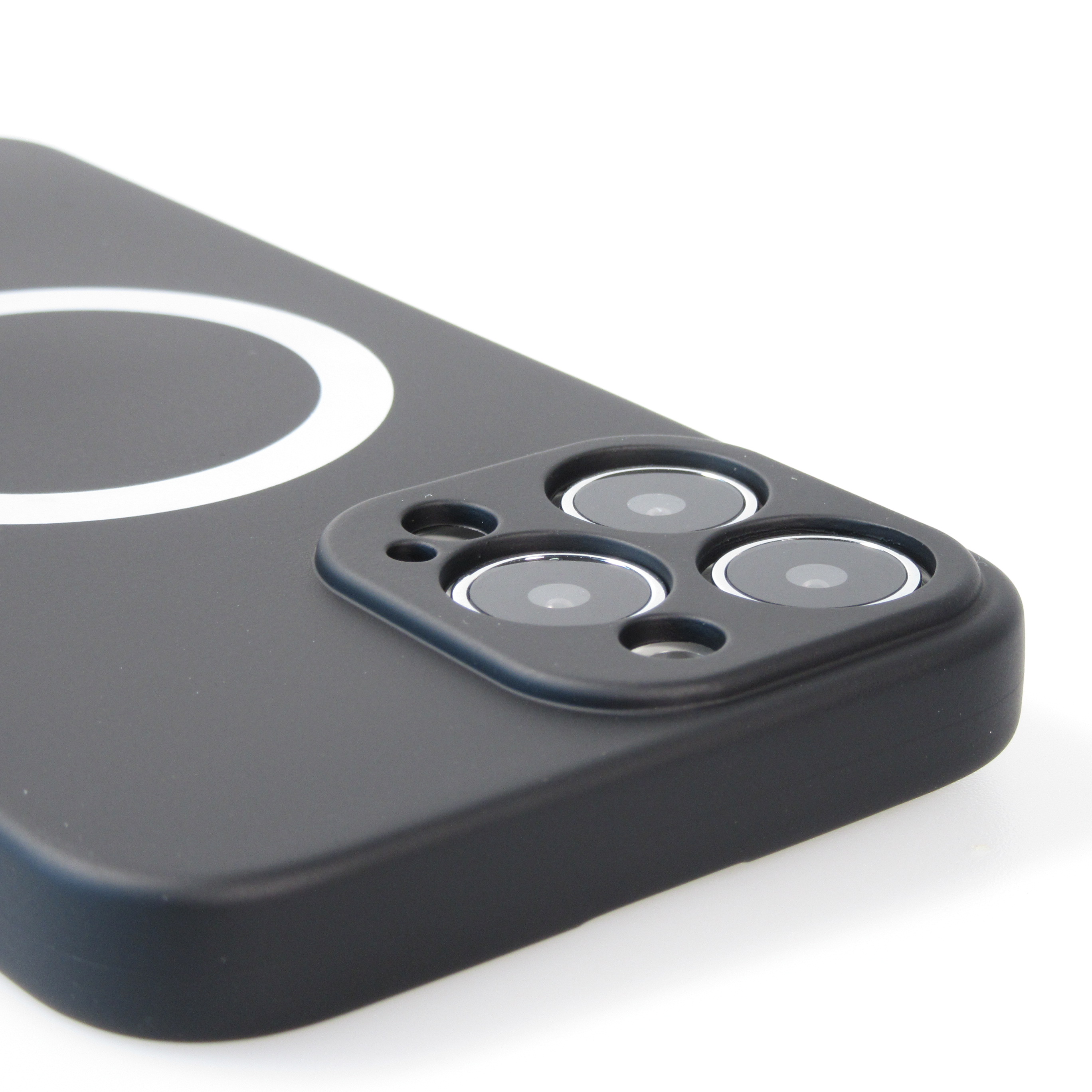 Housse iPhone 13 Pro Max Coque en silicone souple avec MagSafe et