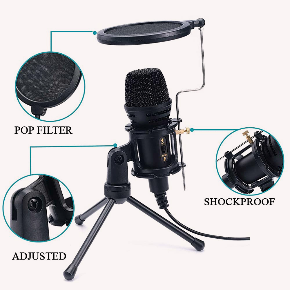 Kit microphone professionnel à condensateur streaming - studio - gaming -  Acheter sur PhoneLook