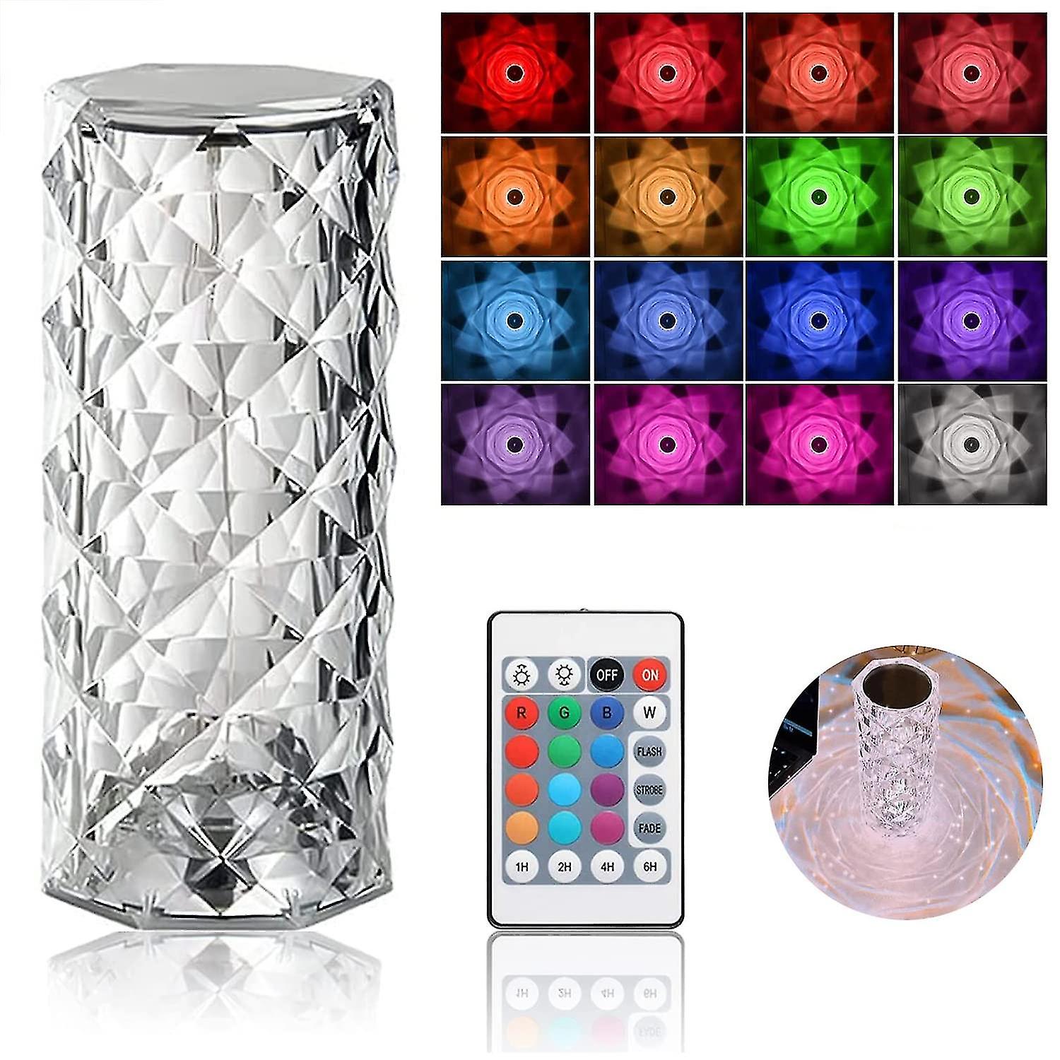 Veilleuse Lanterne LED Pixelisée – 16 Couleurs, Télécommande, Rechargeable, Déco Cool ! - 9