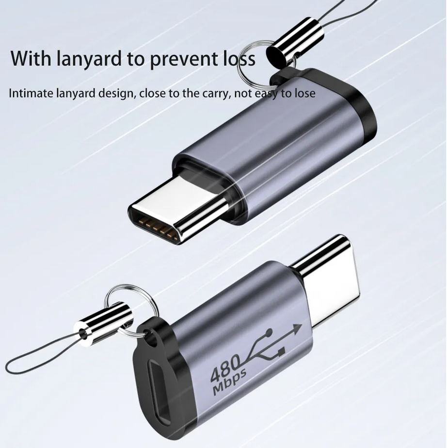 Lightning vers USB-C - Adaptateur de charge de haute qualité Connecteur  Transfert de données 480Mbps Aluminium - Acheter sur PhoneLook