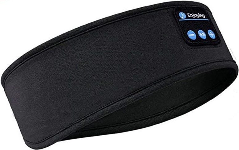 Bandeau de sommeil Bluetooth serre-tête avec haut-parleurs de musique  intégrés - Noir - Acheter sur PhoneLook
