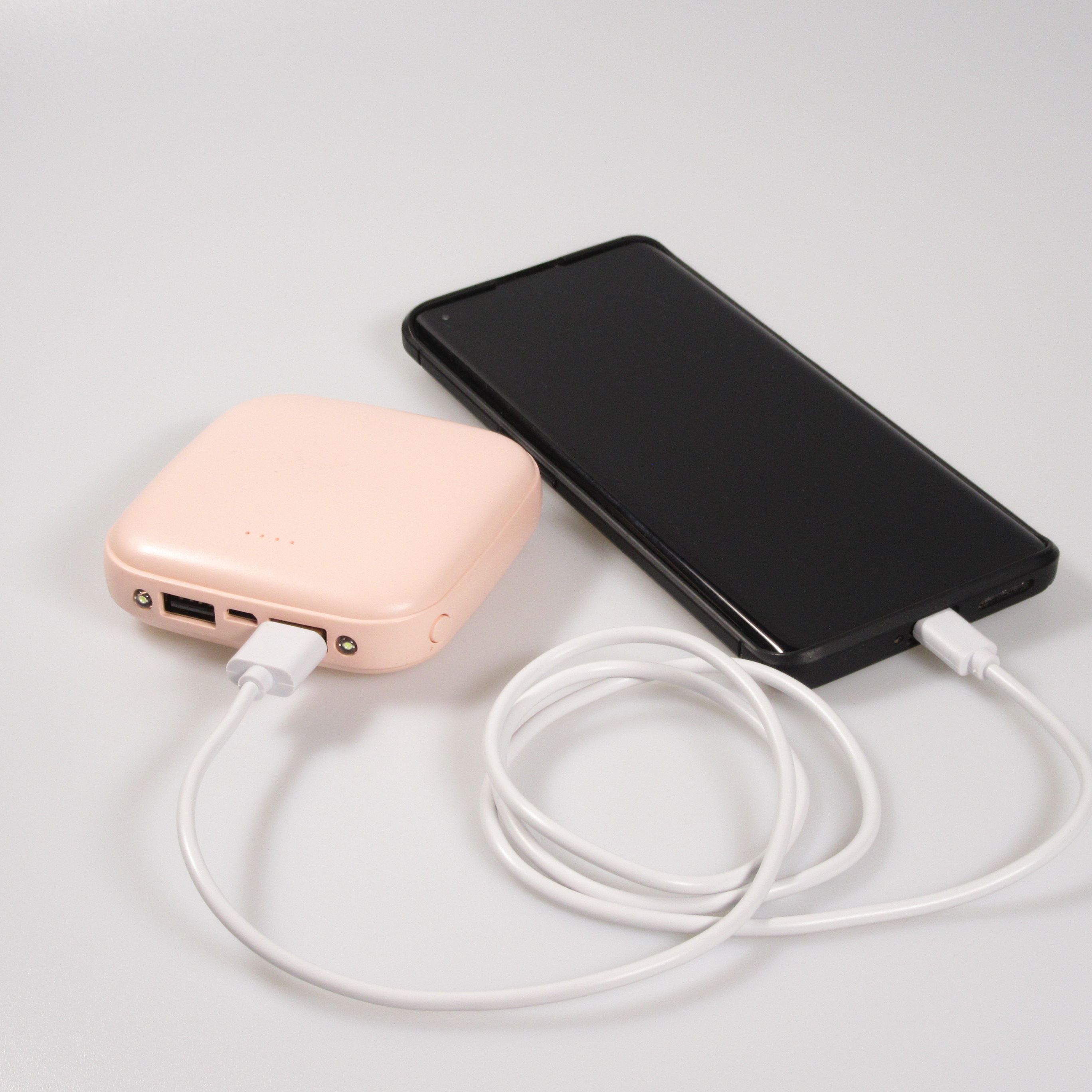 SOMESUN 1200mAh Mini Portable Power Bank USB Voyage Externe Sauvegarde Batterie Chargeur Pour Smartphones Rose 