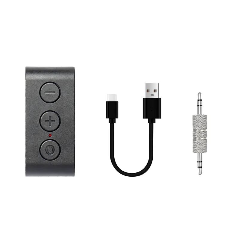 Récepteur Audio Musique Voiture Adaptateur Bluetooth Prise Aux USB Jack 3,5  mm